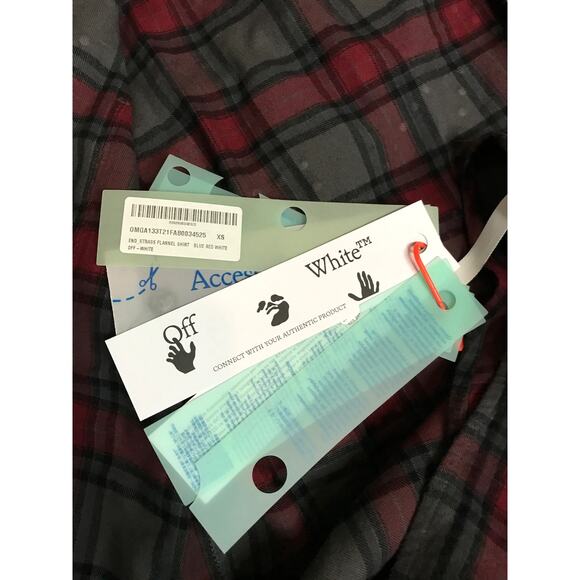 End. X Off-White "Till The End" Flannel Shirt XS - Picture 9 of 11